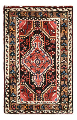 Alfombra persa - Nómada - 83 x 52 cm - rojo claro