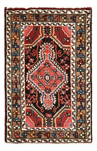 Alfombra persa - Nómada - 83 x 52 cm - rojo claro