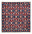 Alfombra persa - Nómada cuadrado  - 65 x 60 cm - multicolor