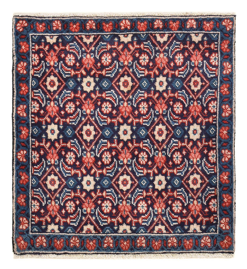 Alfombra persa - Nómada cuadrado  - 65 x 60 cm - multicolor