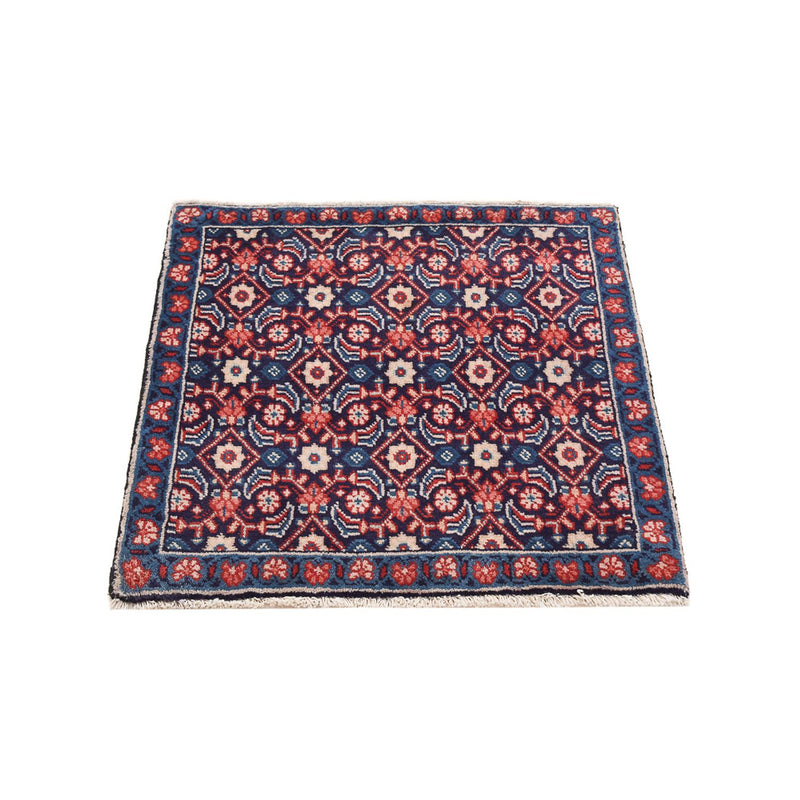 Alfombra persa - Nómada cuadrado  - 65 x 60 cm - multicolor