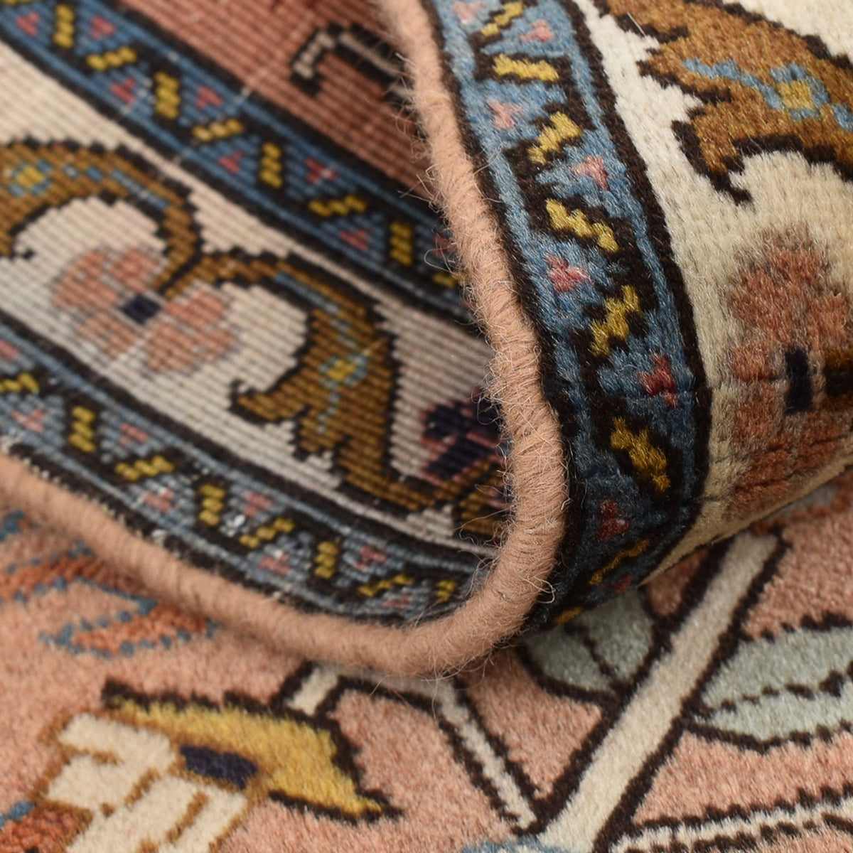 Alfombra persa - Nómada - 95 x 68 cm - rojo claro