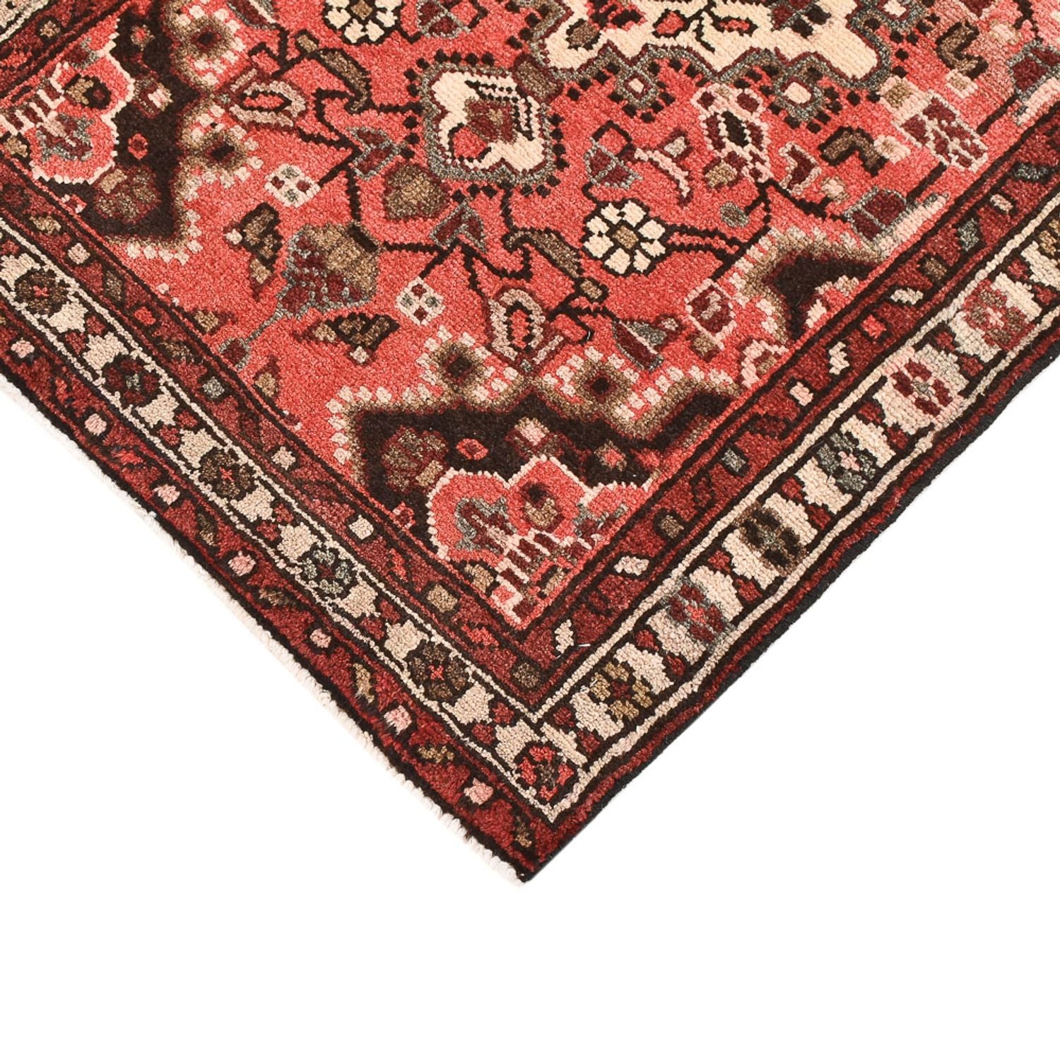 Alfombra persa - Nómada - 100 x 62 cm - rojo claro