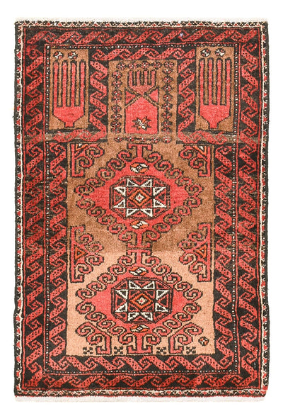 Hamadan Alfombra 52x74cm - Alfombra persa