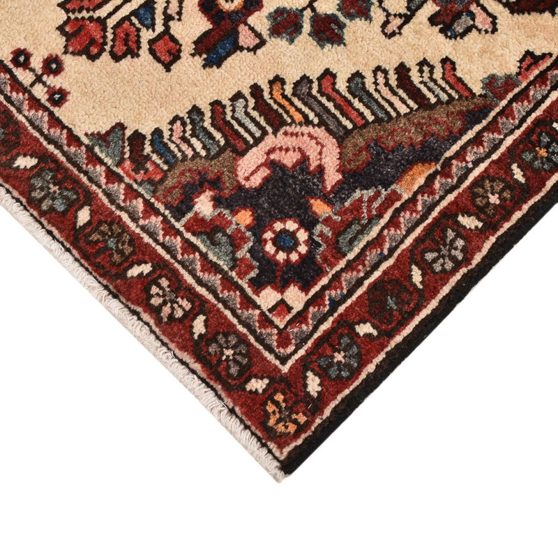Alfombra persa - Nómada - 77 x 60 cm - beige claro