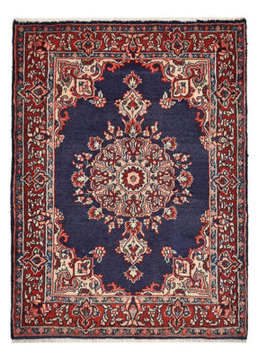 Alfombra persa - Nómada - 100 x 68 cm - azul oscuro