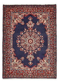 Alfombra persa - Nómada - 100 x 68 cm - azul oscuro