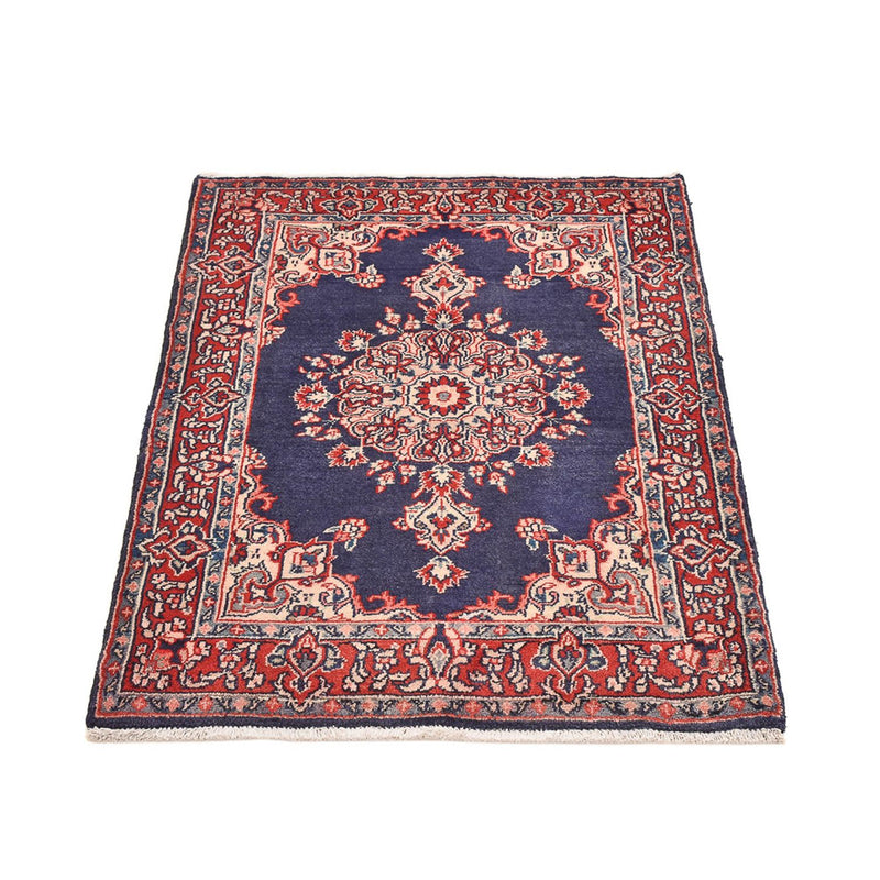 Alfombra persa - Nómada - 100 x 68 cm - azul oscuro