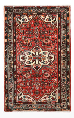 Alfombra persa - Nómada - 100 x 60 cm - rojo