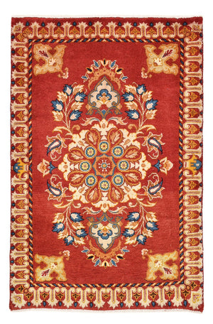 Alfombra persa - Nómada - 93 x 64 cm - rojo