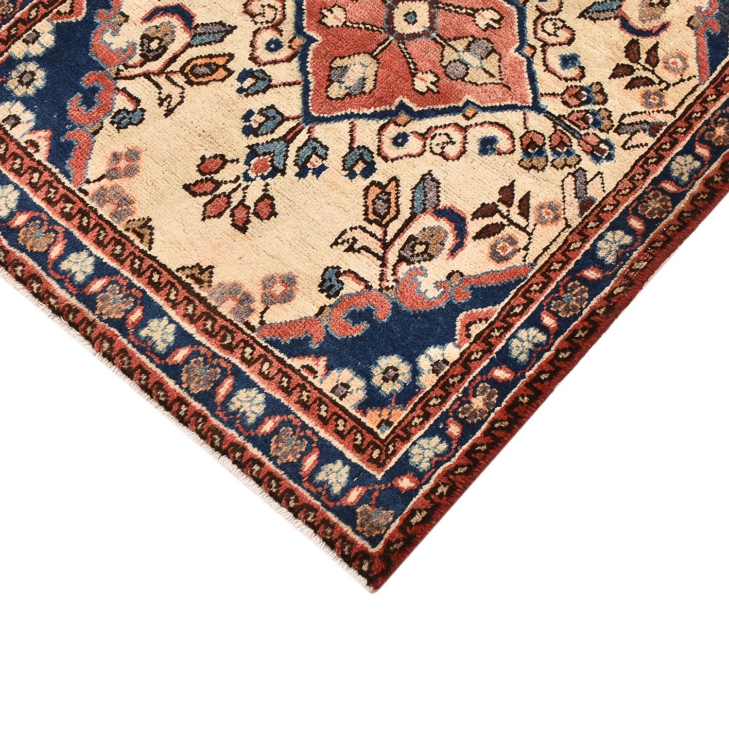 Alfombra persa - Nómada - 75 x 58 cm - beige