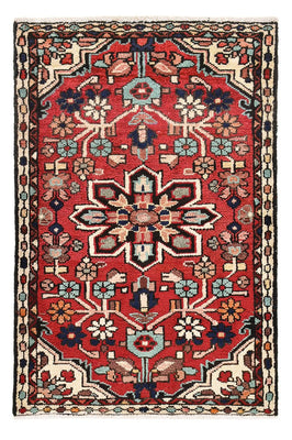Alfombra persa - Nómada - 92 x 60 cm - rojo