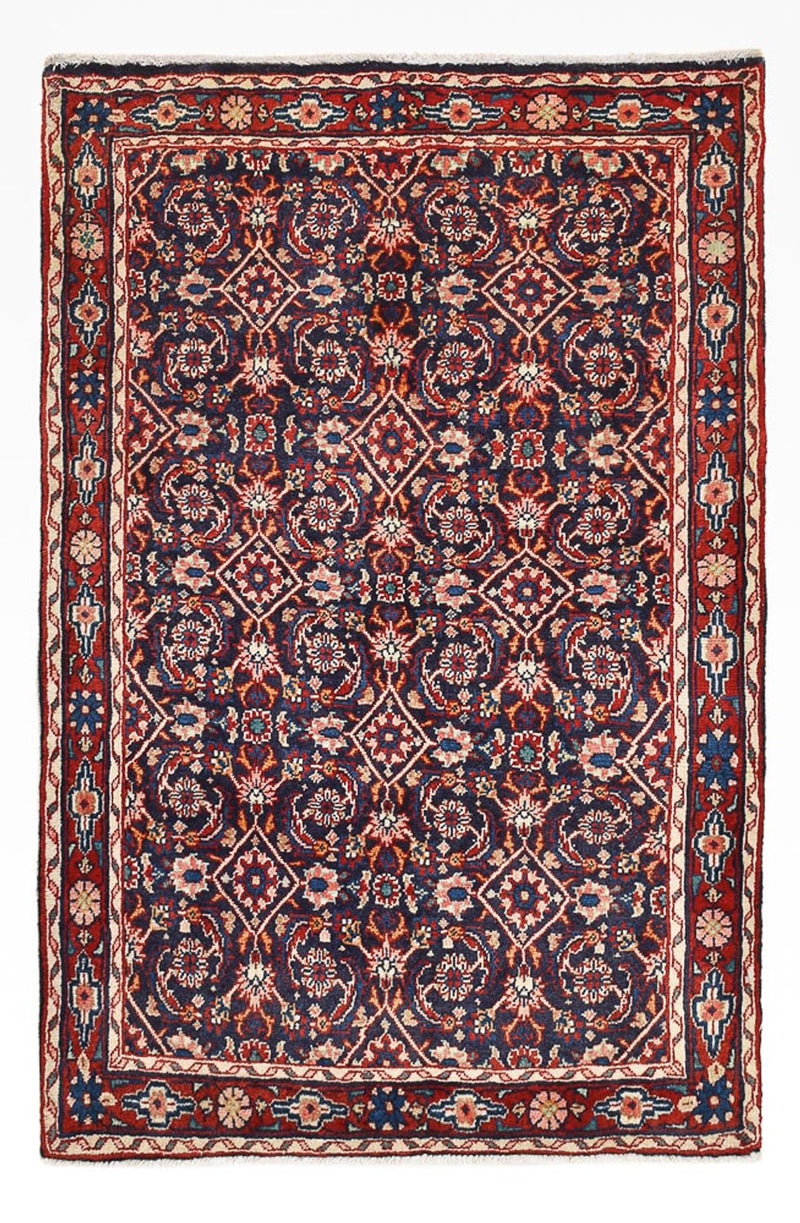Alfombra persa - Nómada - 104 x 68 cm - púrpura