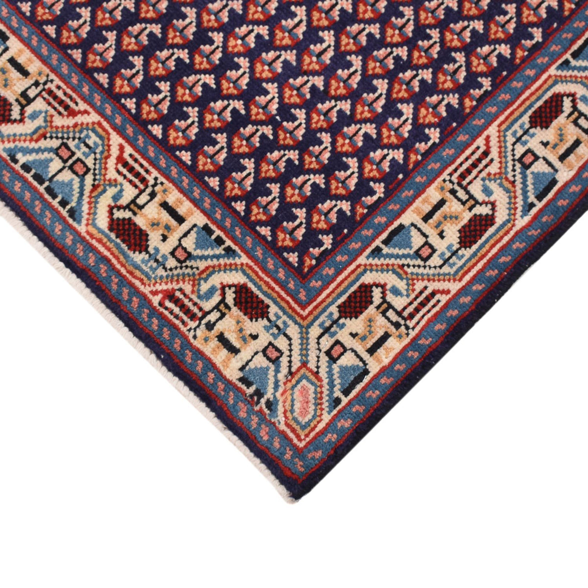 Alfombra persa - Nómada cuadrado  - 72 x 61 cm - púrpura