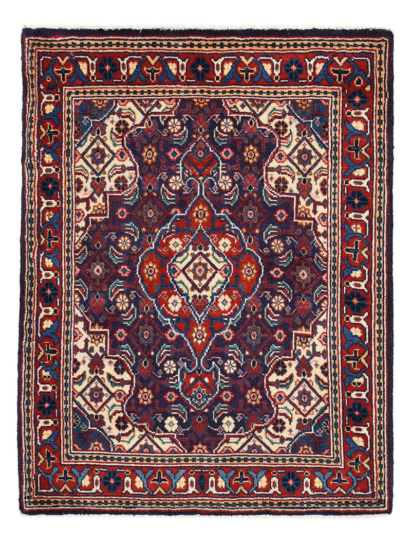 Alfombra persa - Nómada - 93 x 70 cm - púrpura