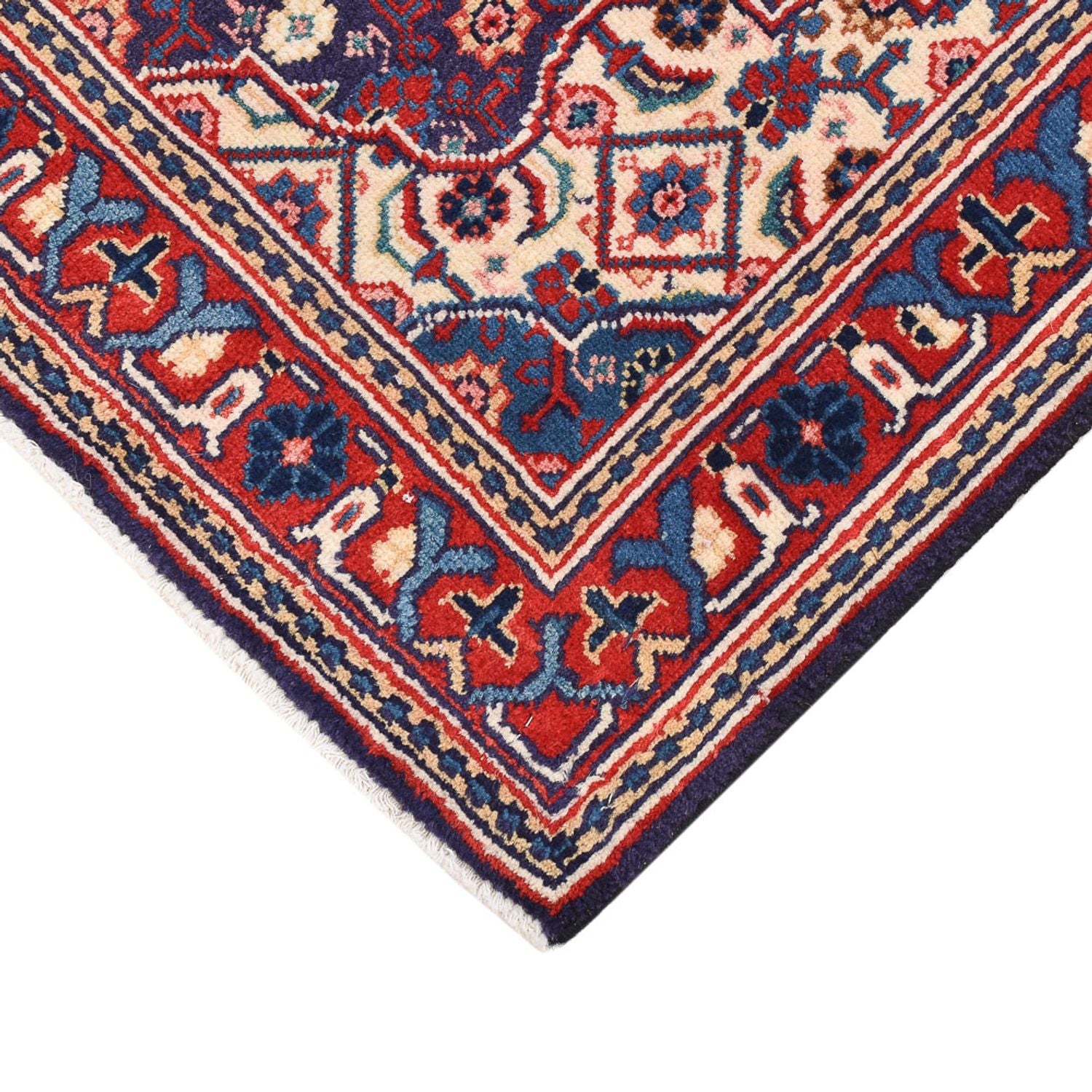 Alfombra persa - Nómada - 93 x 70 cm - púrpura