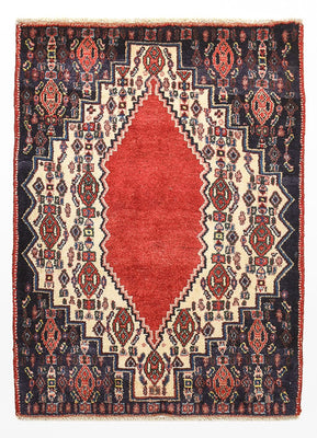Alfombra persa - Nómada - 83 x 63 cm - rojo
