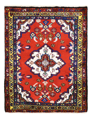 Alfombra persa - Nómada - 80 x 61 cm - rojo