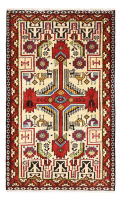 Alfombra persa - Nómada - 100 x 60 cm - multicolor