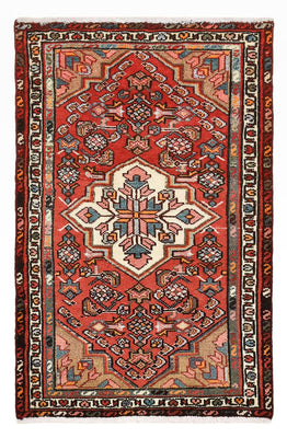 Alfombra persa - Nómada - 95 x 65 cm - rojo