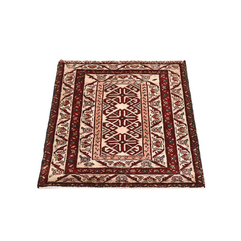 Alfombra persa - Nómada - 85 x 66 cm - multicolor