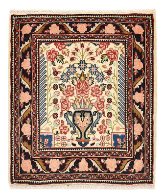 Alfombra persa - Nómada cuadrado  - 65 x 57 cm - multicolor