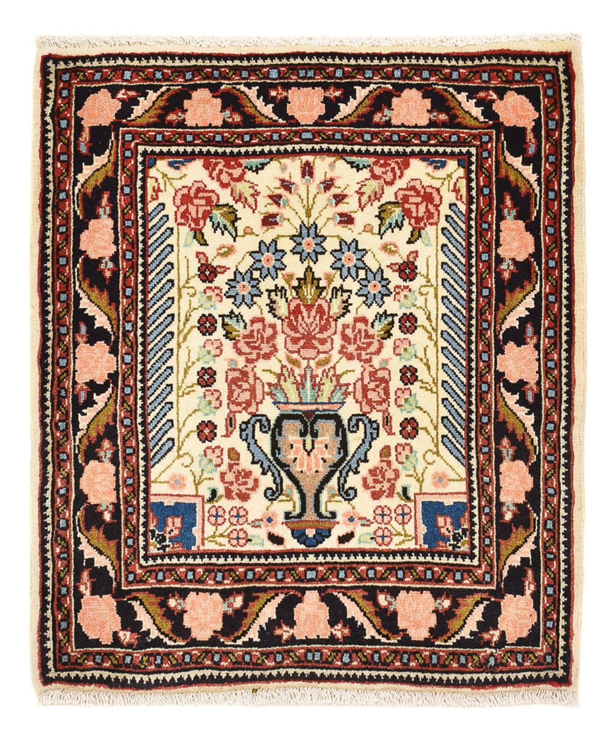Alfombra persa - Nómada cuadrado  - 65 x 57 cm - multicolor