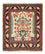 Alfombra persa - Nómada cuadrado  - 65 x 57 cm - multicolor