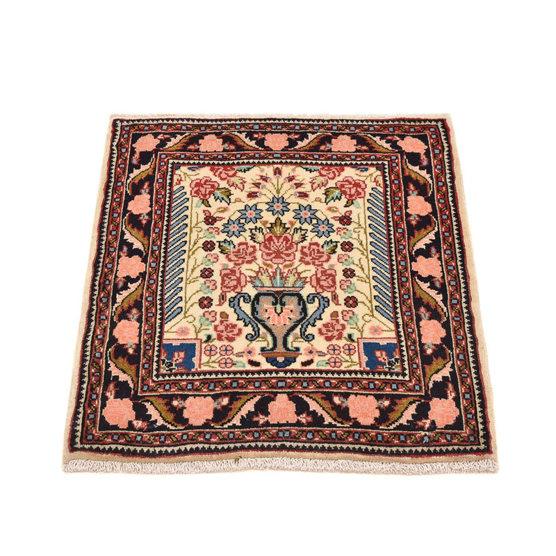 Alfombra persa - Nómada cuadrado  - 65 x 57 cm - multicolor
