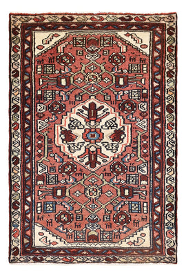 Alfombra persa - Nómada - 97 x 67 cm - rojo claro
