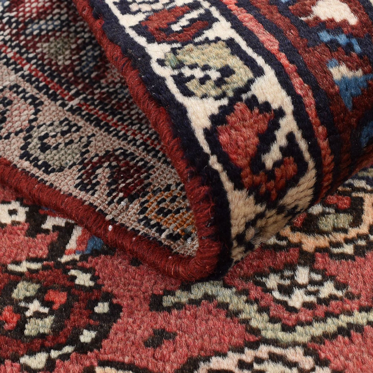 Alfombra persa - Nómada - 97 x 67 cm - rojo claro