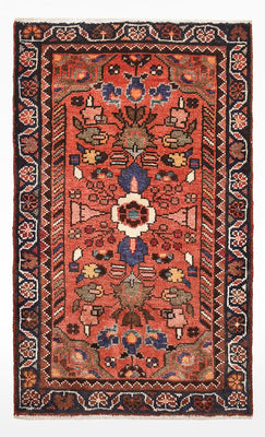 Alfombra persa - Nómada - 87 x 53 cm - rojo