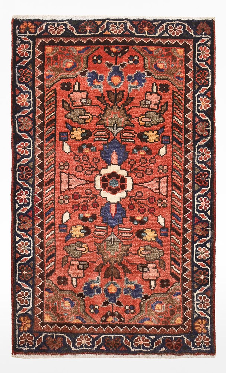 Alfombra persa - Nómada - 87 x 53 cm - rojo