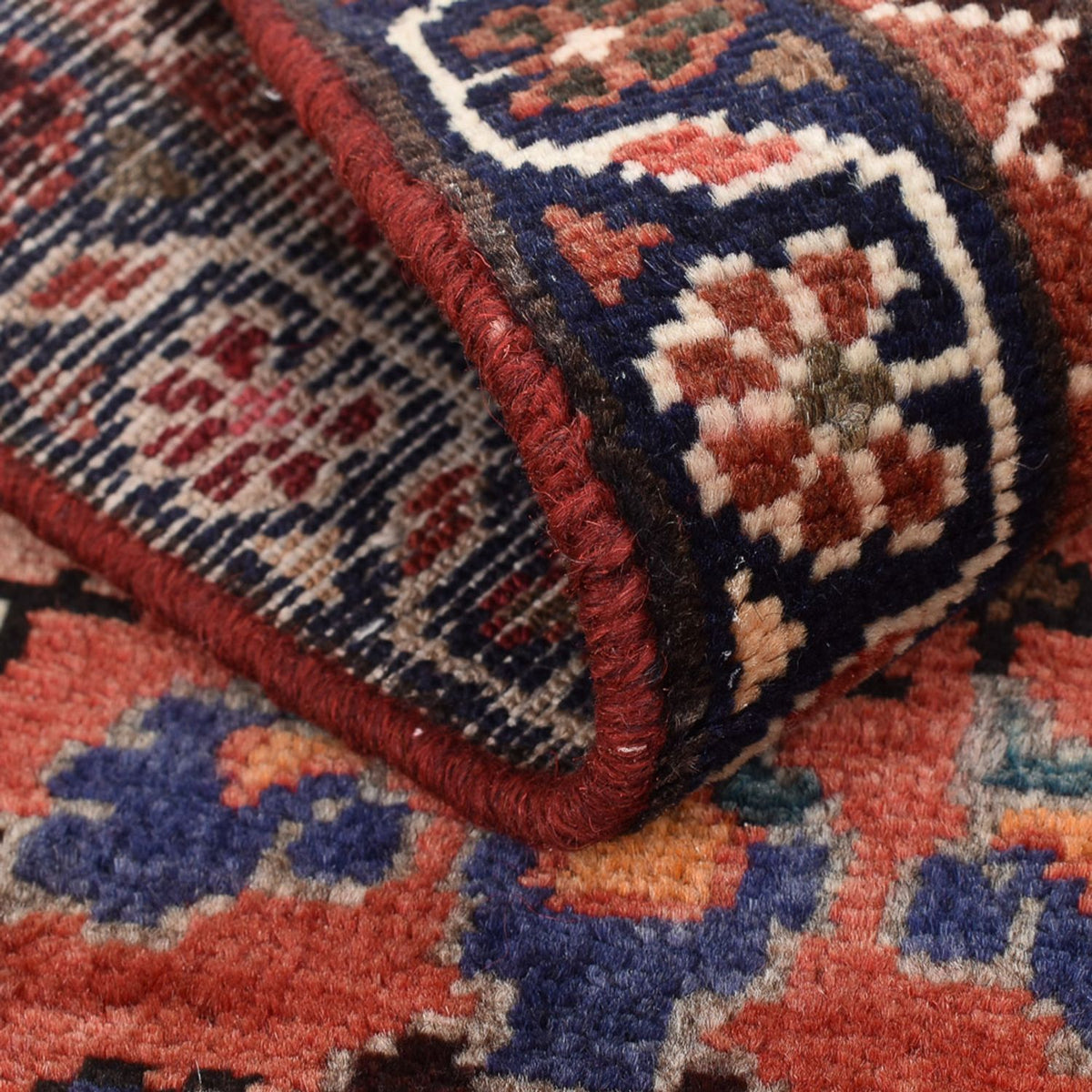 Alfombra persa - Nómada - 87 x 53 cm - rojo