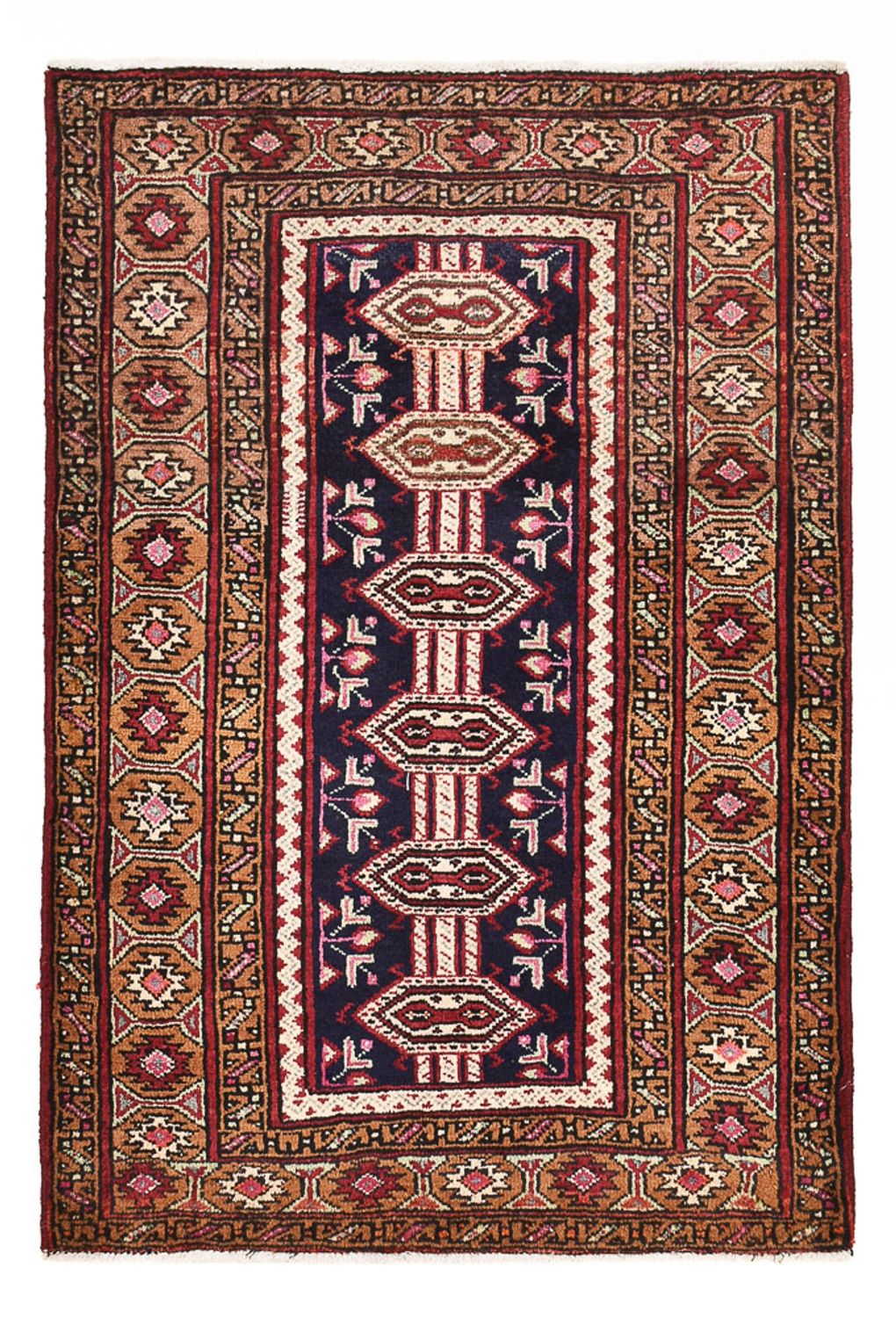 Alfombra persa - Nómada - 95 x 64 cm - púrpura