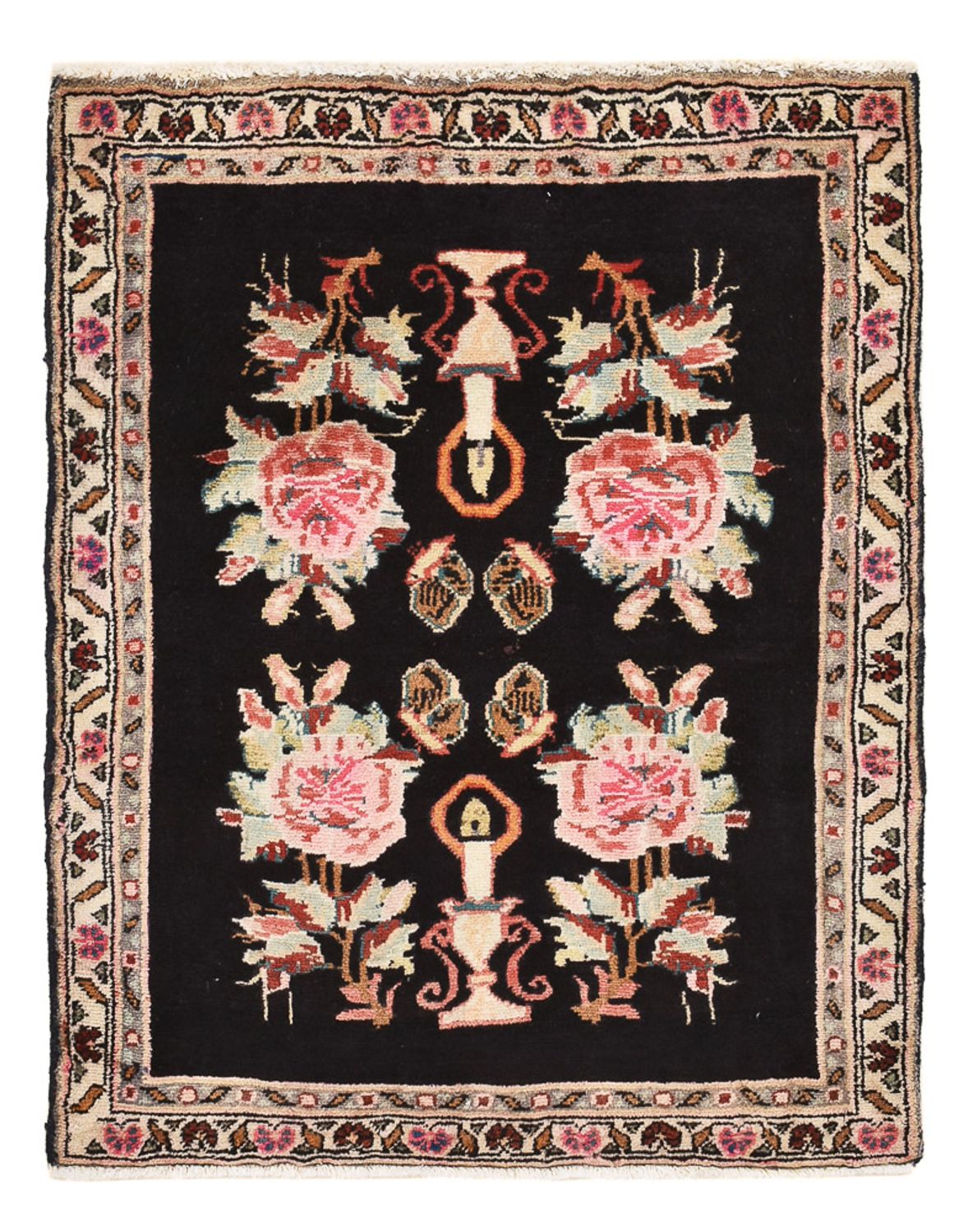 Alfombra persa - Nómada - 85 x 68 cm - azul oscuro