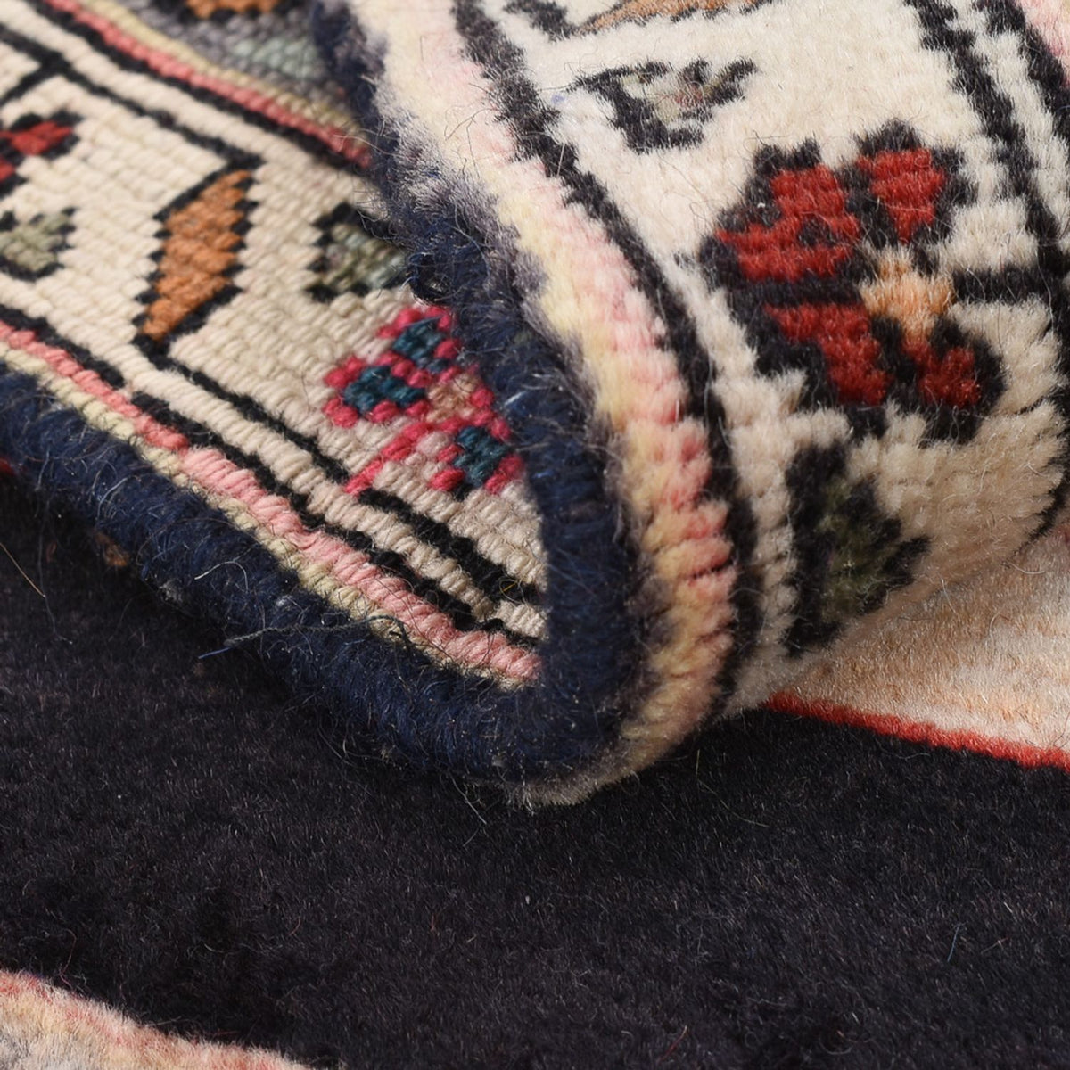 Alfombra persa - Nómada - 85 x 68 cm - azul oscuro