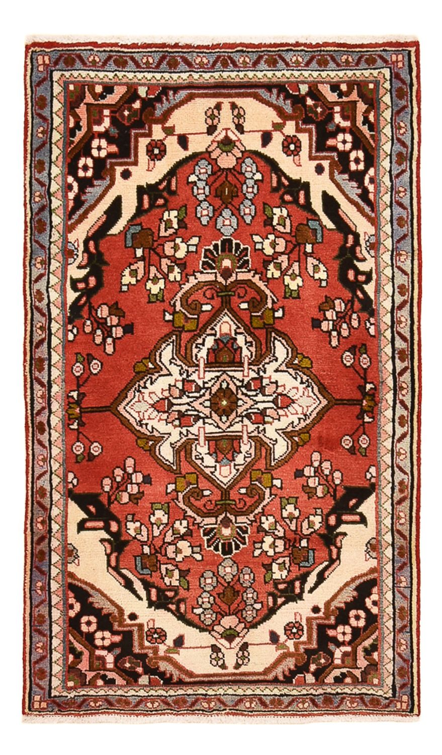 Alfombra persa - Nómada - 131 x 79 cm - rojo
