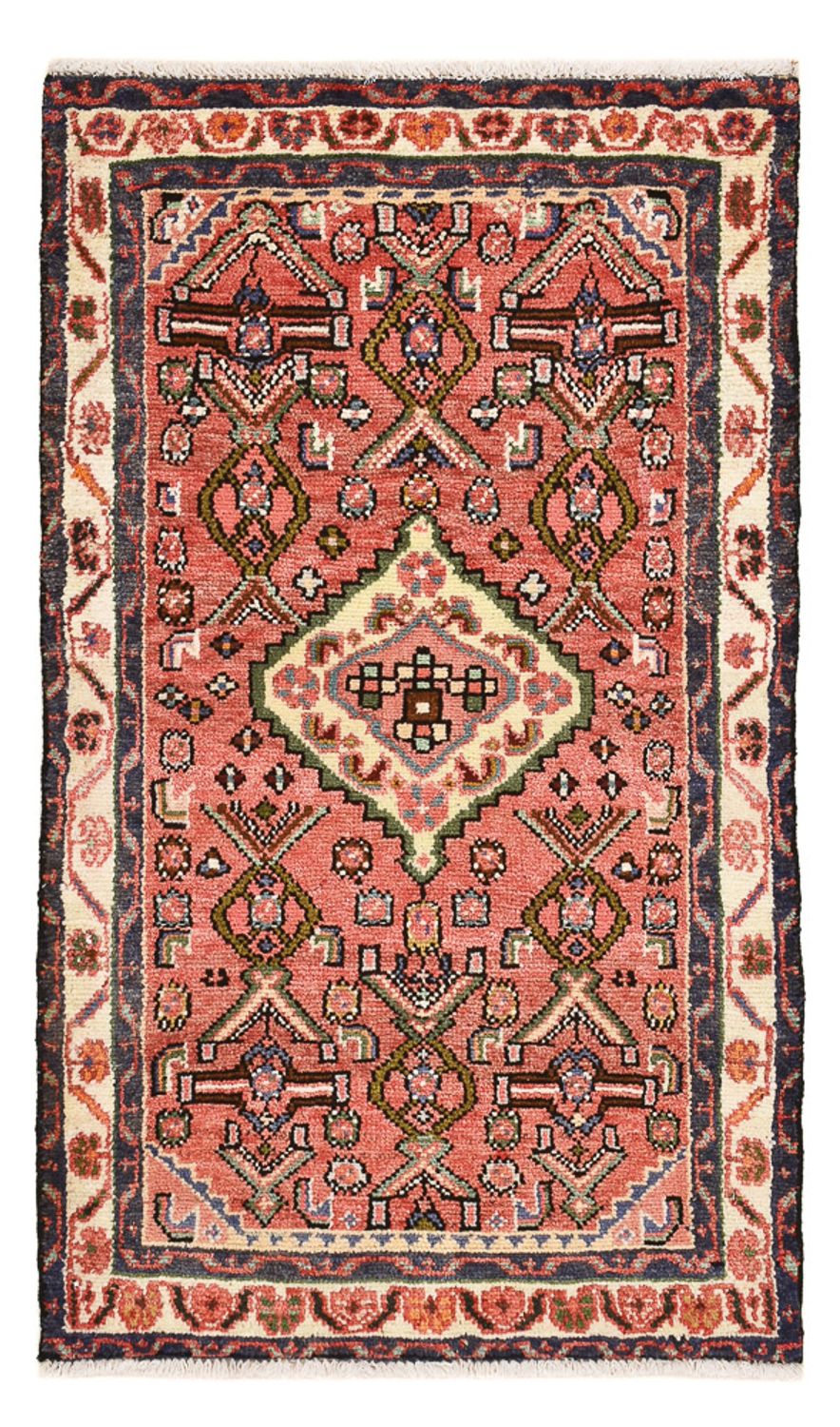 Alfombra persa - Nómada - 102 x 63 cm - rojo claro