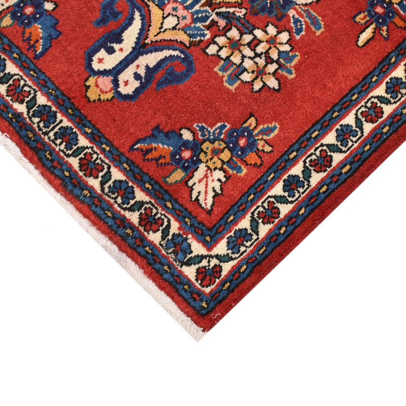 Alfombra persa - Nómada cuadrado  - 53 x 53 cm - rojo