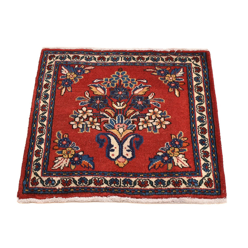 Alfombra persa - Nómada cuadrado  - 53 x 53 cm - rojo