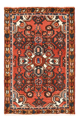 Alfombra persa - Nómada - 75 x 50 cm - rojo