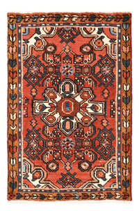 Alfombra persa - Nómada - 75 x 50 cm - rojo