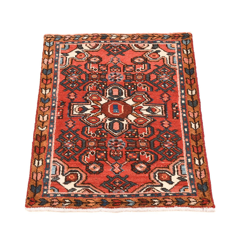 Alfombra persa - Nómada - 75 x 50 cm - rojo