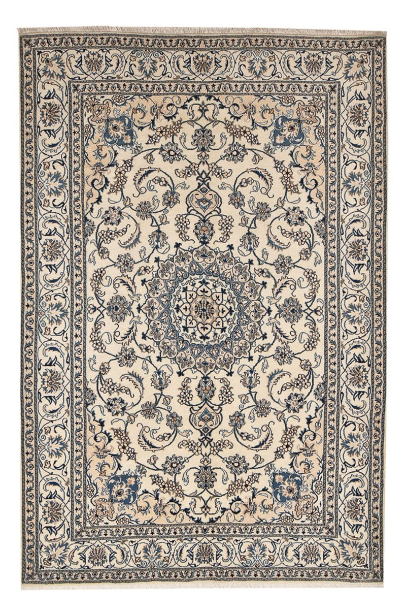 Alfombra persa - Nain - 295 x 195 cm - arena