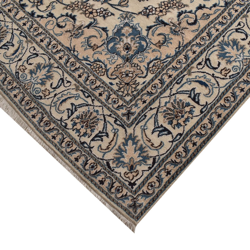 Alfombra persa - Nain - 295 x 195 cm - arena