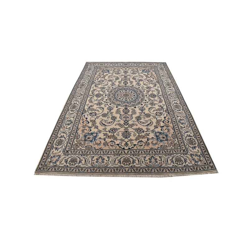 Alfombra persa - Nain - 295 x 195 cm - arena