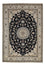 Alfombra persa - Nain - 293 x 200 cm - azul oscuro
