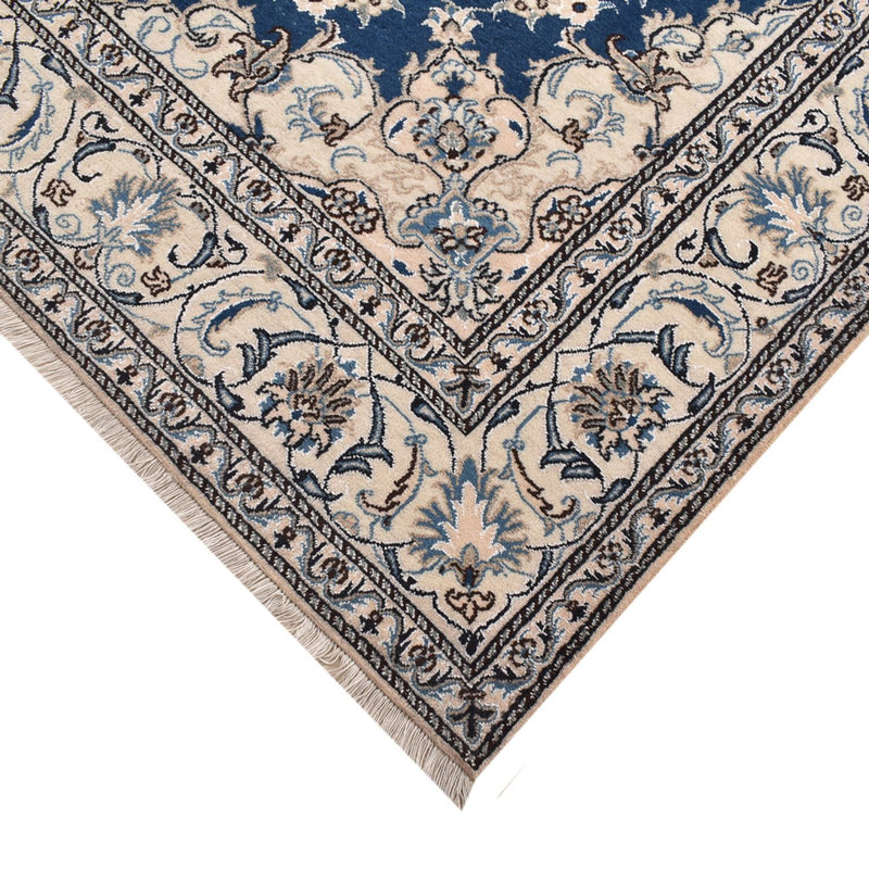 Alfombra persa - Nain - 297 x 200 cm - azul