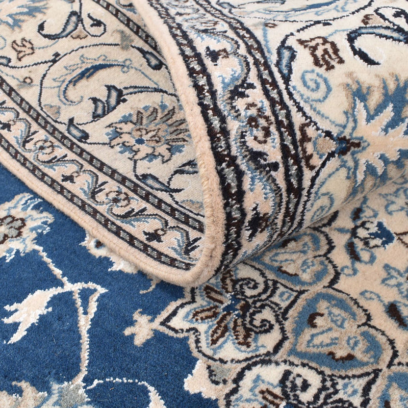 Alfombra persa - Nain - 297 x 200 cm - azul